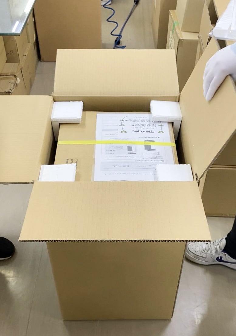 ショーケースラボの特徴【梱包が「二重構造」だから安心かつ安全なお