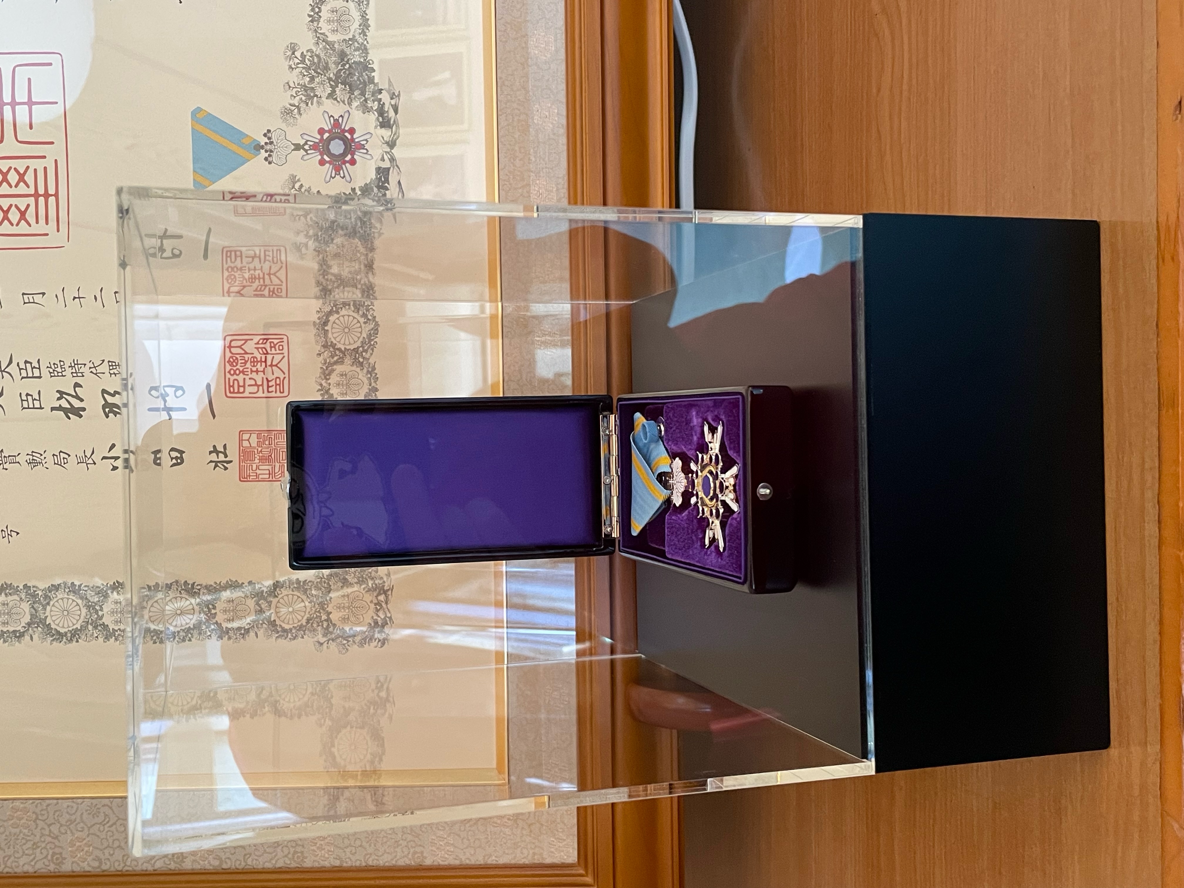 ＲＵルーマニア王国＊フランス製王冠勲章将校用ケース（実物） RUルーマニア王国＊フランス製王冠勲章将校用ケース（実物） RU