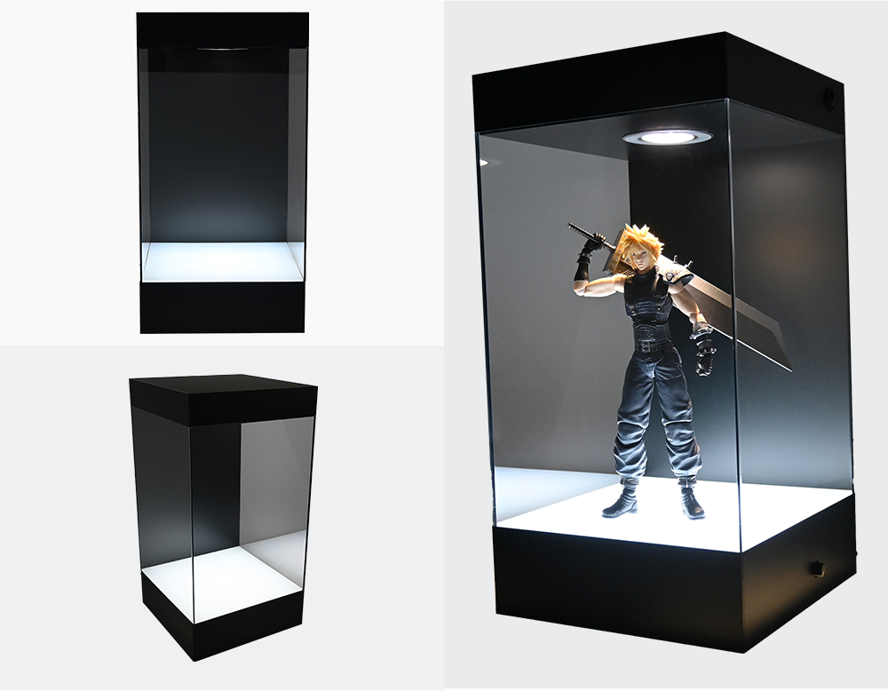 1/4 スケールフィギュアケース照明あり【N】床照明+天井照明